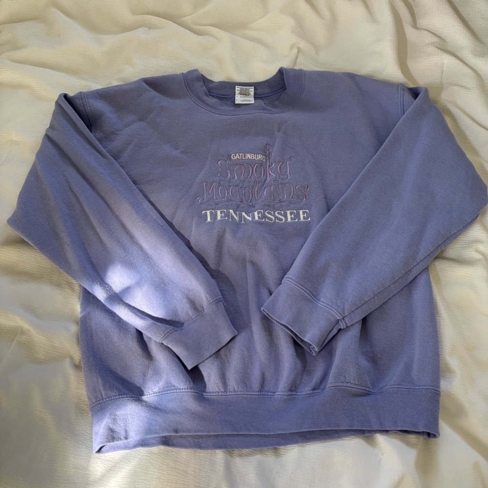 Gildan Purple Crewneck Sweater